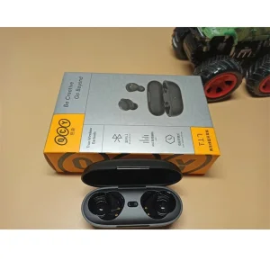 هدفون بلوتوثی کیو سی وای T17، درگاه شارژ USB Type-C، دارای نشانگر LED، مقاوم در برابر آب