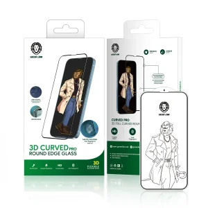 محافظ صفحه نمایش گرین مدل Curved-Pro مناسب برای گوشی موبایل اپل iPhone 13 Pro Max