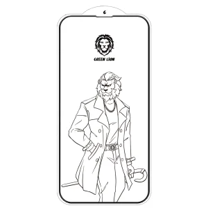 محافظ صفحه نمایش گرین مدل Curved-Pro مناسب برای گوشی موبایل اپل iPhone 13 Pro Max