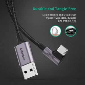 کابل تبدیل USB-C به USB یوگرین مدل US284-50942 طول 2 متر