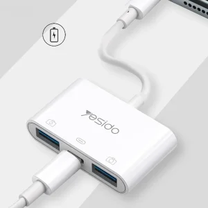 مبدل USB-C به USB-C / USB یسیدو مدل GS17