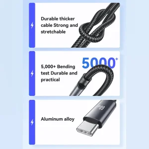 کابل USB-C یوسمز مدل SJ769 طول 1 متر