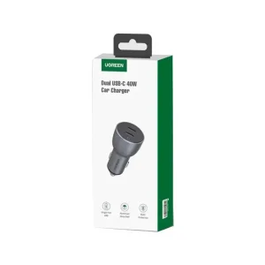 شارژر فندکی 40 وات دو پورت یوگرین مدل CD213 کد 70594