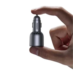 شارژر فندکی 75 وات 3 پورت یوگرین مدل EC703-35024