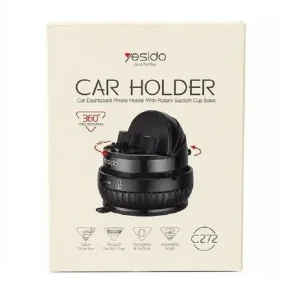 پایه نگهدارنده موبایل یسیدو مدل C272 مناسب برای استفاده داخل خودرو با قابلیت چرخش 360 درجه