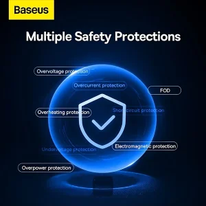 پایه نگهدارنده و شارژر بی سیم گوشی موبایل بیسوس مدل B-GravitationalOutlet