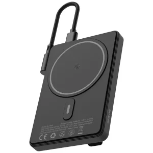 پاوربانک بی‌سیم 22.5 وات گرین لاین مدل Vita ظرفیت 5000 میلی‌آمپرساعت به همراه کابل USB-C