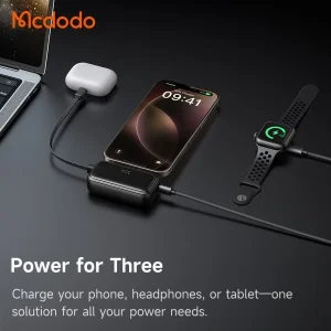 پاوربانک 22.5 وات مک دودو مدل MC-776 ظرفیت 5000 میلی‌آمپر‌ساعت به همراه کابل USB-C به USB-C