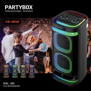 اسپیکر بلوتوثی قابل حمل کربی مدل CR-2650