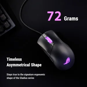 ماوس گیمینگ باسیم ایسوس مدل ROG Gladius III Core