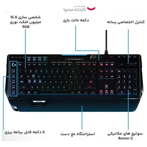 کیبورد مخصوص بازی لاجیتک مدل G910 Orion SPECTRUM