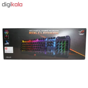 کیبورد مخصوص بازی ایسوس مدل ROG Claymore