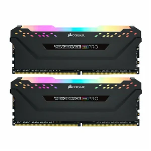 رم دسکتاپ کورسیر مدل VENGEANCE RGB PRO DDR4 دو کاناله ظرفیت 64 گیگابایت سرعت 3200 مگاهرتز تایمینگ CL16 با سیستم خنک‌کننده هیت‌سینک