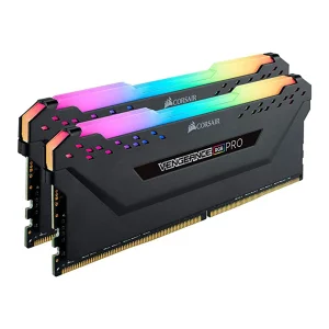 رم دسکتاپ کورسیر مدل VENGEANCE RGB PRO DDR4 دو کاناله ظرفیت 64 گیگابایت سرعت 3200 مگاهرتز تایمینگ CL16 با سیستم خنک‌کننده هیت‌سینک