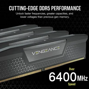 رم دسکتاپ DDR5 دو کاناله 6400 مگاهرتز CL36 کورسیر مدل VENGEANCE ظرفیت 32 گیگابایت