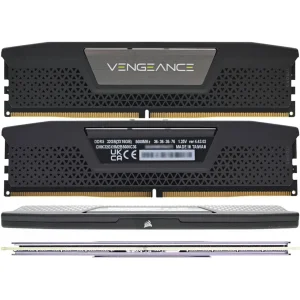 رم دسکتاپ DDR5 دوکاناله 4800 مگاهرتز CL40 کورسیر مدل VENGEANCE ظرفیت 32 گیگابایت
