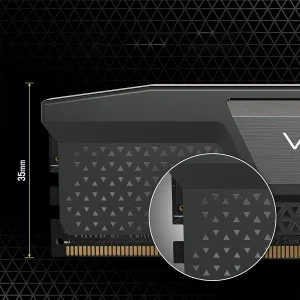 رم دسکتاپ DDR5 دو کاناله 6200 مگاهرتز CL36 کورسیر مدل VENGEANCE ظرفیت 32 گیگابایت