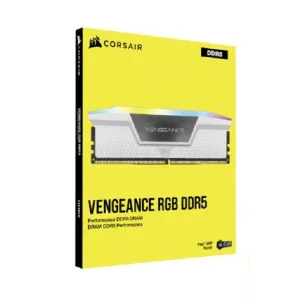 رم دسکتاپ دو کاناله 32GB ،DDR5 کورسیر مدل VENGEANCE RGB 5600MHz با تایمینگ CL40 و هیت‌سینک خنک‌کننده
