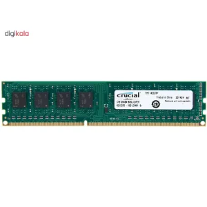 رم دسکتاپ DDR3 تک کاناله 1600 مگاهرتز CL11 کروشیال ظرفیت 4 گیگابایت