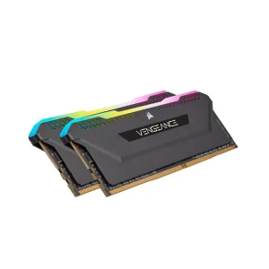 رم دسکتاپ DDR4 دو کاناله 3200 مگاهرتز CL16 کورسیر مدل Vengeance RGB Pro SL ظرفیت32 گیگابایت