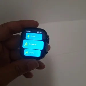 ساعت هوشمند 44 میلی متری کیکویر مدل KW95 ULTRA 3 با بند سیلیکونی به همراه هدفون بلوتوثی