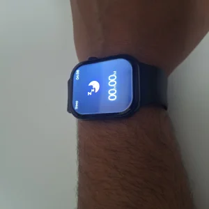 ساعت هوشمند 44 میلی متری کیکویر مدل KW93 MAX با بند سیلیکونی به همراه هدفون بلوتوثی