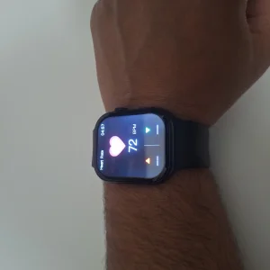 ساعت هوشمند 44 میلی متری کیکویر مدل KW93 MAX با بند سیلیکونی به همراه هدفون بلوتوثی