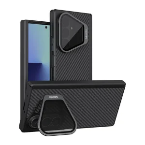 کاور نیلکین مدل CarboProp Magnetic Black Mirror Cover مناسب برای گوشی موبایل سامسونگ Galaxy Z Fold 8 Ultra