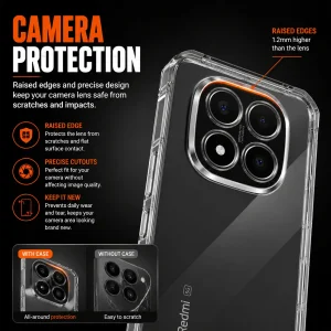 کاور اسپارتان مدل Airbag Four Sided مناسب برای گوشی موبایل شیائومی Redmi Note 14 Pro 4G
