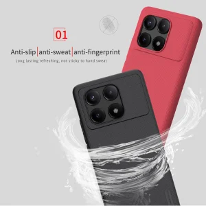 کاور نیلکین مدل Super Frosted Shield مناسب برای گوشی موبایل شیائومی  Poco X6 Pro 5G/Redmi K70E