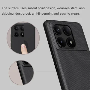 کاور نیلکین مدل Super Frosted Shield مناسب برای گوشی موبایل شیائومی  Poco X6 Pro 5G/Redmi K70E