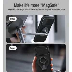 کاور اپیکوی مدل NillSkin Camshield Prop Magnetic Trans Lens مناسب برای گوشی موبایل اپل iPhone 18 Pro / 17 Pro