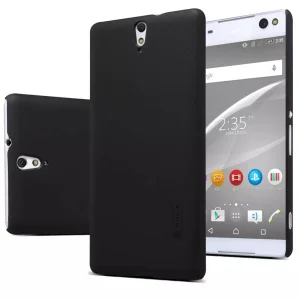 کاور نیلکین مدل Frosted Shield کد S9502 مناسب برای گوشی موبایل سونی Xperia C5 Ultra به همراه محافظ صفحه نمایش