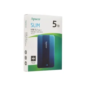 هارد اکسترنال 5 ترابایت اپیسر مدل AC237 با ظرفیت 5 ترابایت با استاندارد USB 3.2 Gen1