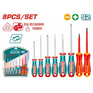 پیچ گوشتی توتال مدل TKSDS0836 بسته 8 عددی