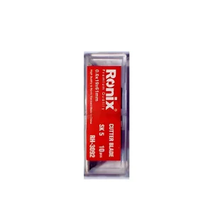 تیغ کاتر ذوزنقه ای رونیکس مدل  RH-3092  مجموعه 10 عددی