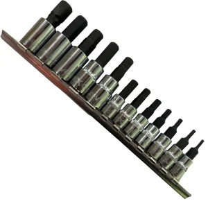 آچار آلن بکسی اپکس مدل ریلی  SMT-ALEN BOXI REILI-APXZ60112-1/4-3/8-مجموعه 12 عددی