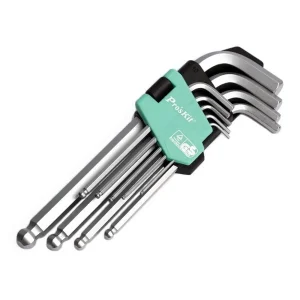 مجموعه 9 عددی آچار آلن پروسکیت مدل HW-229B