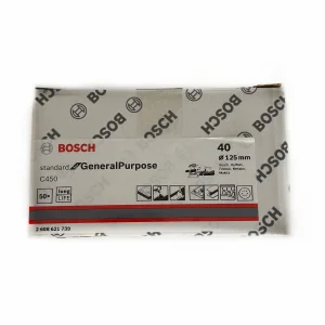 سنباده پشت کرکی بوش مدل p40 سایز 125 میلیمتر