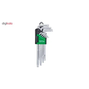 آچار آلن ستاره ای تاپ تول مدل GAAL0914 مجموعه 9 عددی