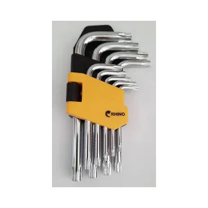 مجموعه 9 عددی آچار آلن کارتی ستاره ای رینو مدل DI-RPT4115