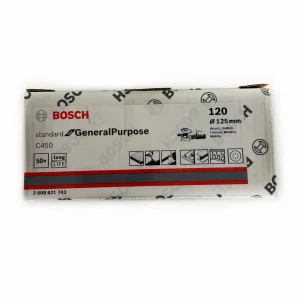 سنباده پشت کرکی بوش مدل p120 قطر 125 میلیمتر