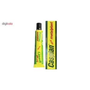 چسب آهن کاسپین مدل Metal plast New حجم 50 میلی لیتر بسته 2 عددی