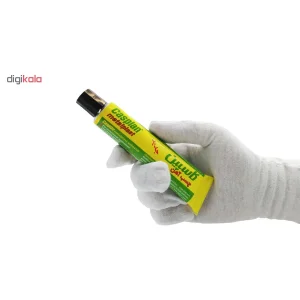 چسب آهن کاسپین مدل Metal plast New حجم 50 میلی لیتر بسته 2 عددی