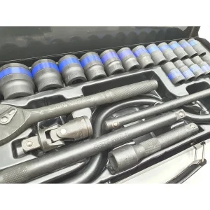 آچار بکس باس مدل BS-24PC CR-V مجموعه 24 عددی
