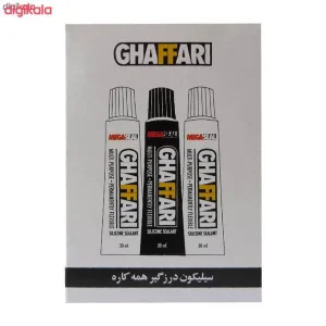 چسب آکواریوم غفاری مدل سیلیکون وزن 30 گرم بسته 4 عددی