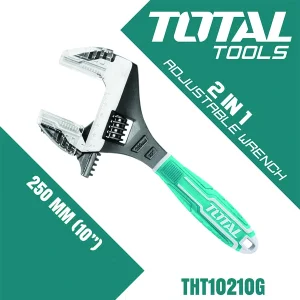 آچار فرانسه توتال مدل THT10210G سایز 10 اینچ