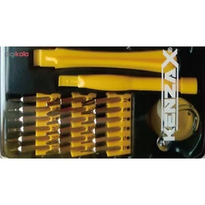 مجموعه 23 عددی پیچ گوشتی تعمیرات کنزاکس مدل KMR-123