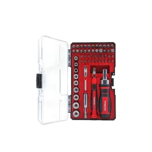 پیچ گوشتی معمولی،ساعتی و بکس توسن مدل T4820K بسته 55 عددی