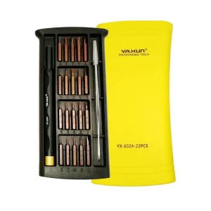 مجموعه 22 عددی پیچ گوشتی یاکسون مدل YX-6324